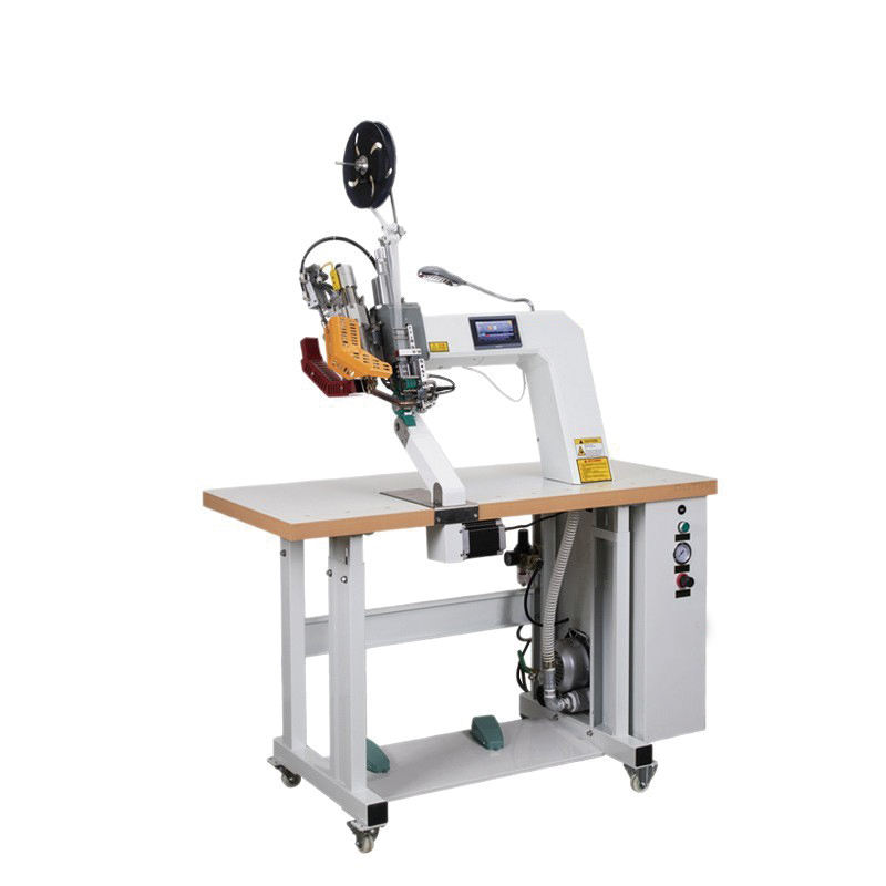 Hot air sealing glue press machine
